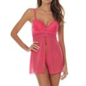 Flora by Flora Nikrooz Babydoll Set Womens Small Modern Feminine Sexy Lingerie